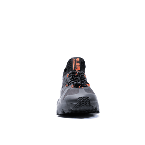 Palladium Thunder Lo sneaker in Black - opposite side view on white background