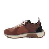 Troop Runner Racoon low-top sneaker – inner side view highlighting mesh and suede panels