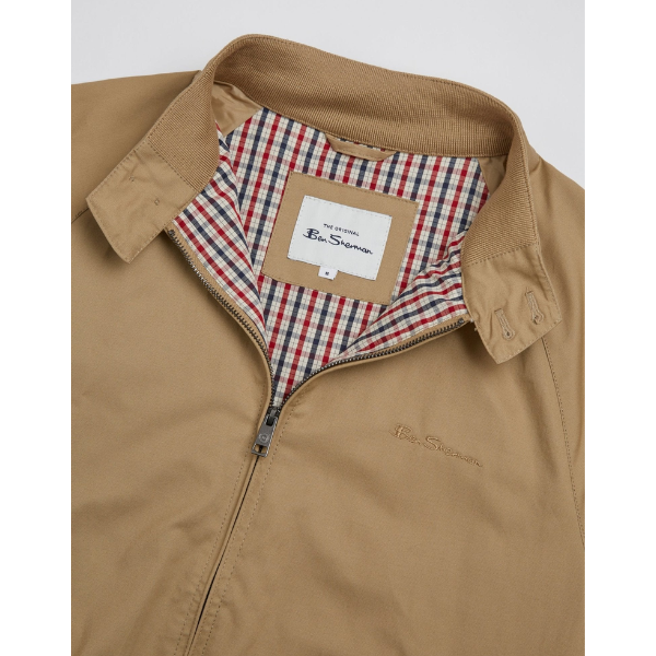 Signature Harrington Jacket - Sand