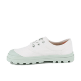 Palladium Dunelite Ox Comfort sneaker in Star White - opposite side view on white background