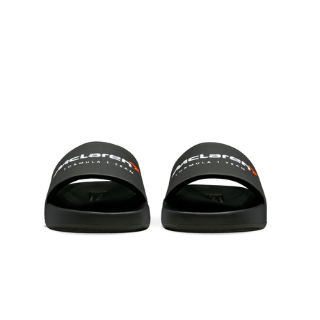 K-Swiss x McLaren Black Slide Sandals - Front Face View
