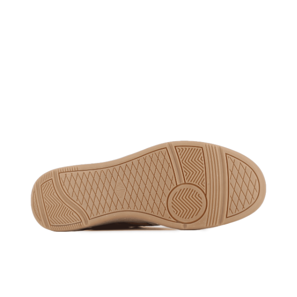 Palladium Pallacup Flame Suede sneaker in Bark Brown – rubber outsole detail