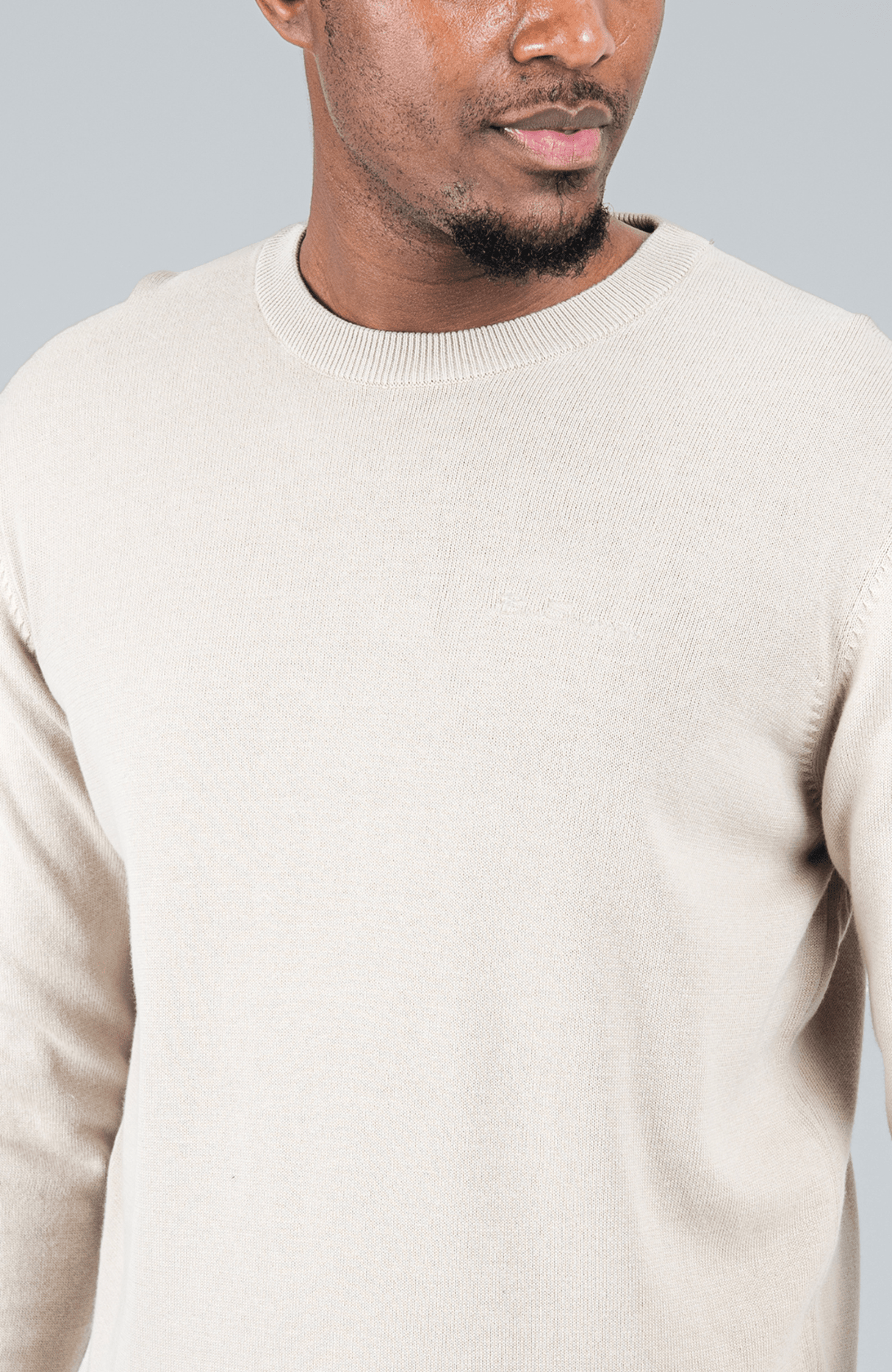 Crew Neck knit - Sustained Grey