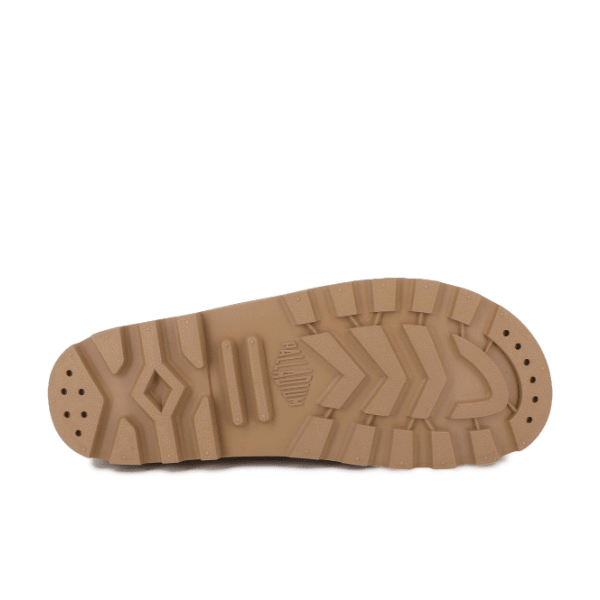 Dunelite Moc Cushion Black sneaker - sole view showing ultra-light EVA outsole with PAMPA lug tread pattern