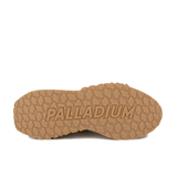 Palladium Troop Runner in Dear Brown/Safari - top view showing lace-up closure and upper materials