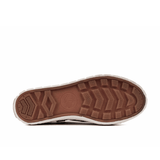Palladium Palla Ace Washed CVS Metal/Black sneaker - sole underside view showing diamond-pattern grip outsole for everyday traction and durability