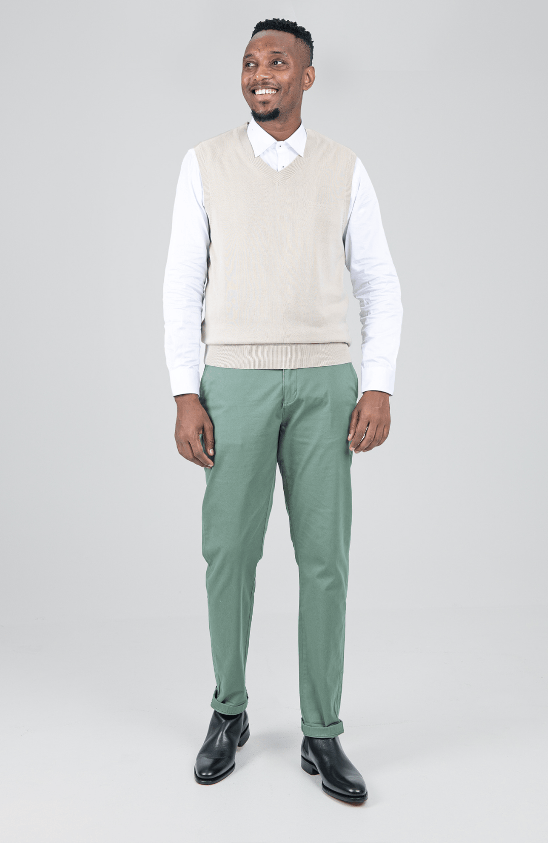 Sleeveless Knit Pullover - Sustained Grey - view 4