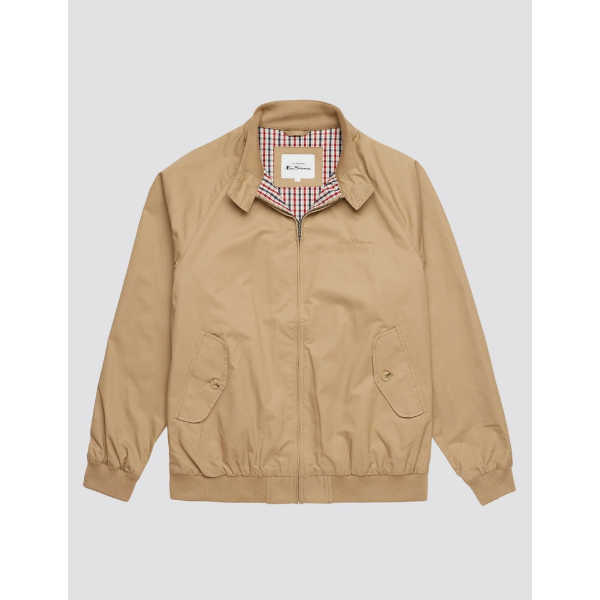 Signature Harrington Jacket - Sand