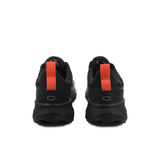 Palladium Offrunner WP+ Black waterproof sneaker pair – rear view displaying red heel pull tab, black upper construction and rugged outsole