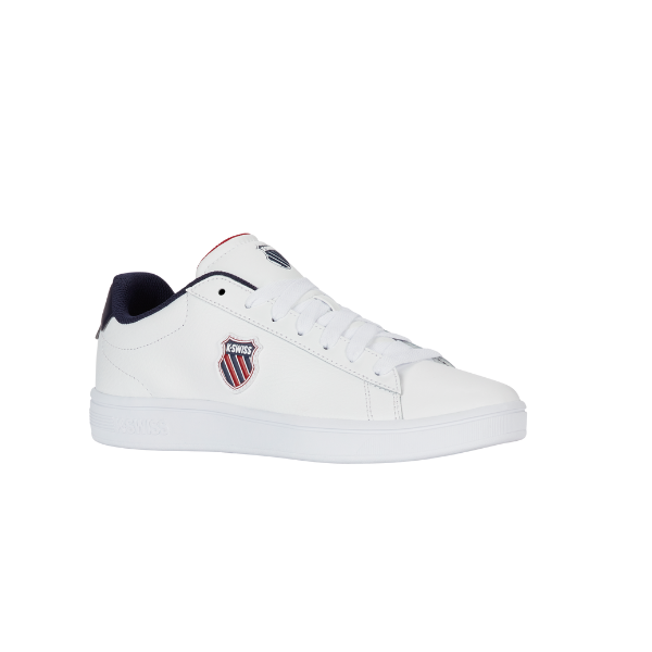 Court Shield II - White / Peacoat / Samba Red