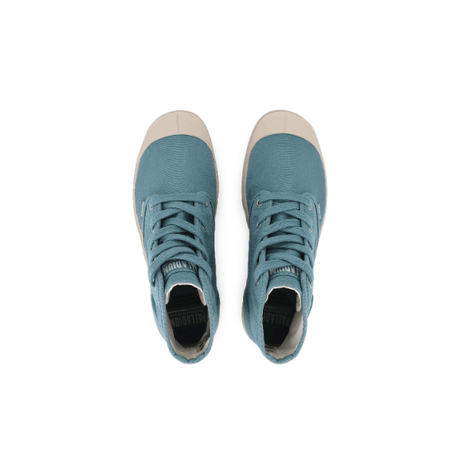 Pampa Hi Basalto boots pair - top-down view showing washed canvas upper and toe cap