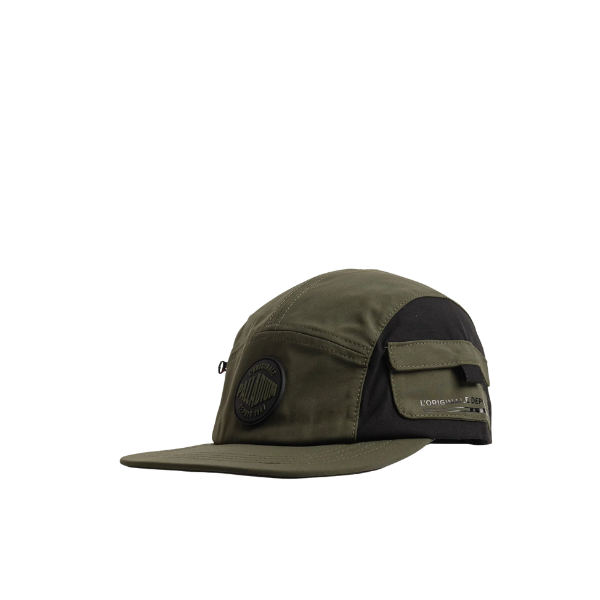5 Panel Military Cap - Olive