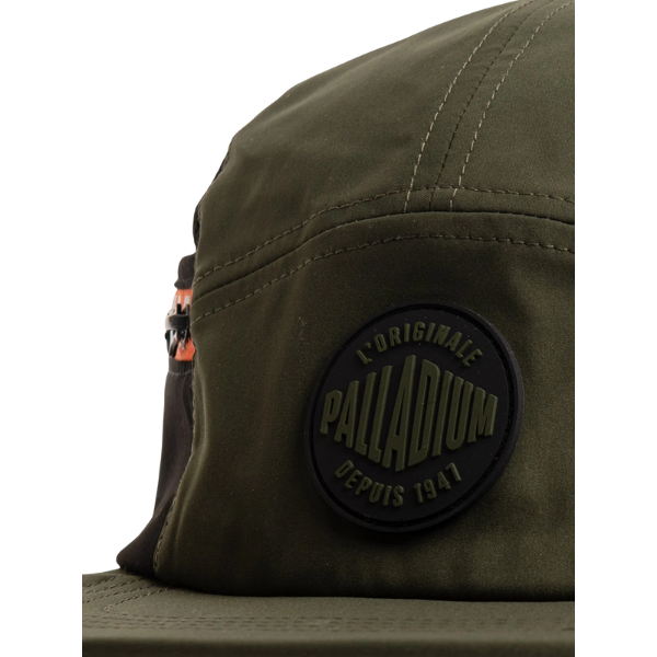 5 Panel Military Cap - Olive - view 4