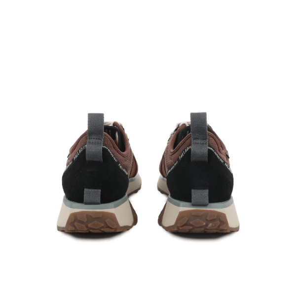 Troop Runner Racoon low-top sneakers – rear view of both shoes showing pull tab and heel construction
