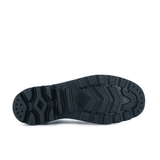 Pampa Oxford Black sneaker - textured black rubber outsole with deep grip pattern