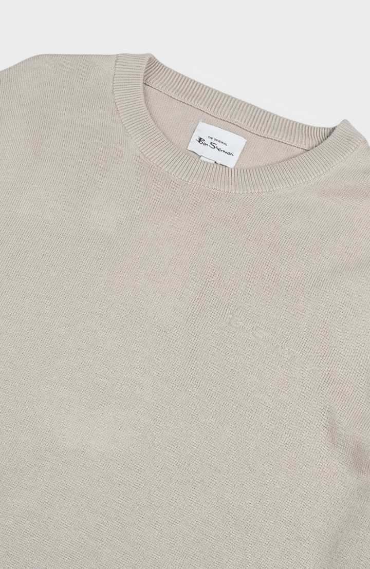 Crew Neck Knit - Sustained Grey - view 5