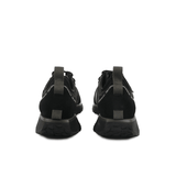 Troop Runner Black Olive Night sneakers – rear view of both shoes showing pull tab and heel