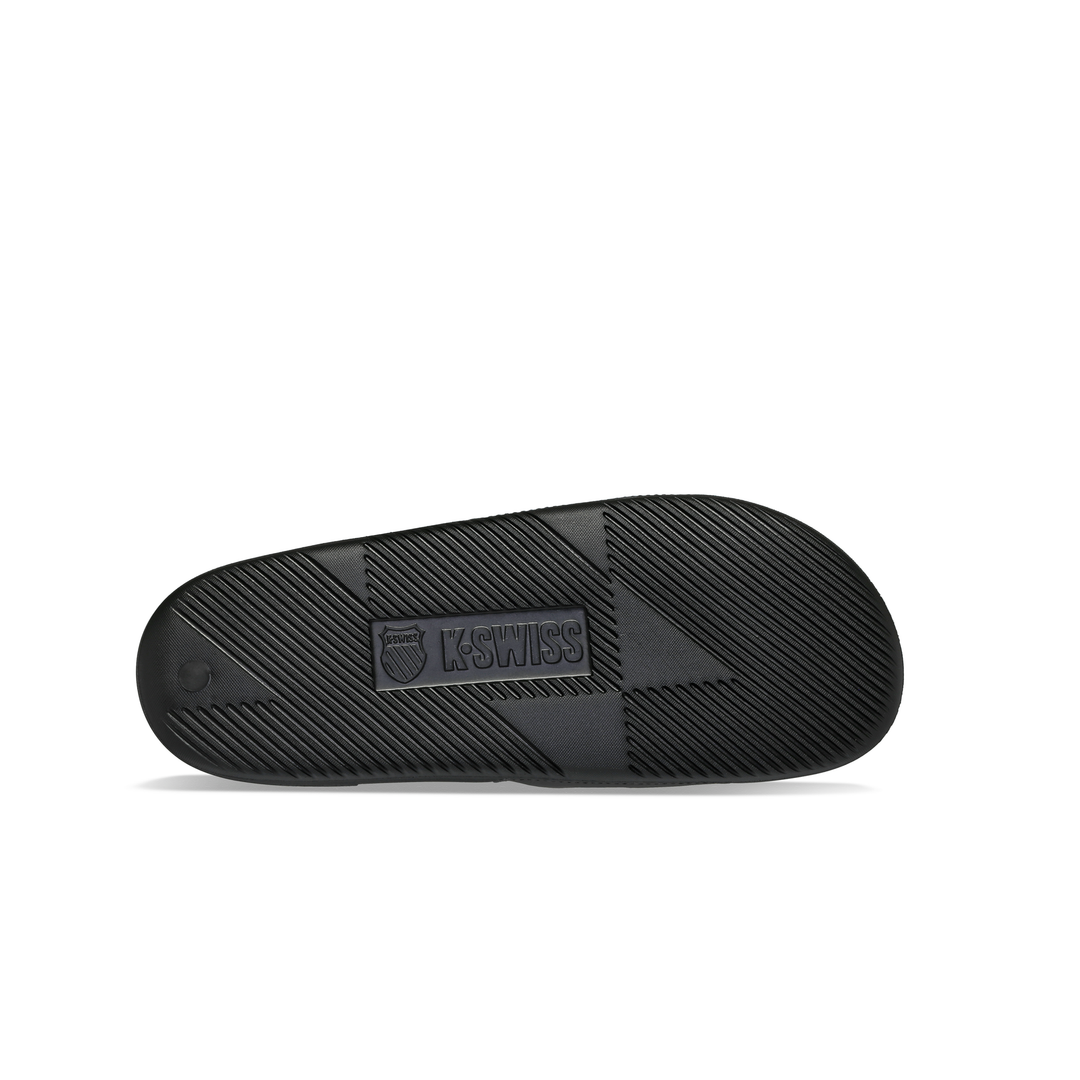 K-Swiss x McLaren Black Slide Sandal - Top-Down View