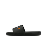K-Swiss x McLaren Black Slide Sandal - Strap Detail Side View | K98717-BLK