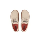 Palladium Dunelite Moc Cushion sneakers in Sahara - top-down view of pair showing Palladium insole branding