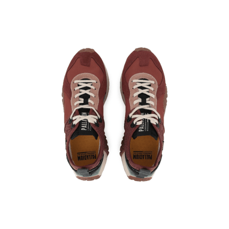 Troop Runner Racoon low-top sneakers – top-down view of both shoes showing lace-up front and Palladium branded insole