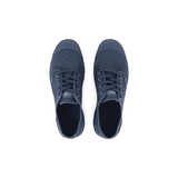 Palladium Pampa Oxford Vintage Indigo sneaker pair – overhead view displaying washed canvas upper, Palladium branding and lace-up design
