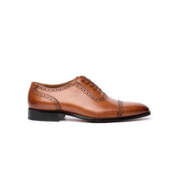 Semi Brogue (Leather) - Tan