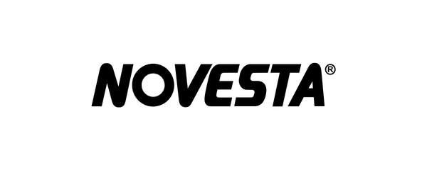 The black 'NOVESTA' brand logo with a registered trademark symbol, centered on a plain white background.