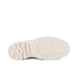 Palladium Pampa Hi Urban Layer boot in Cream White - sole view showing tread pattern