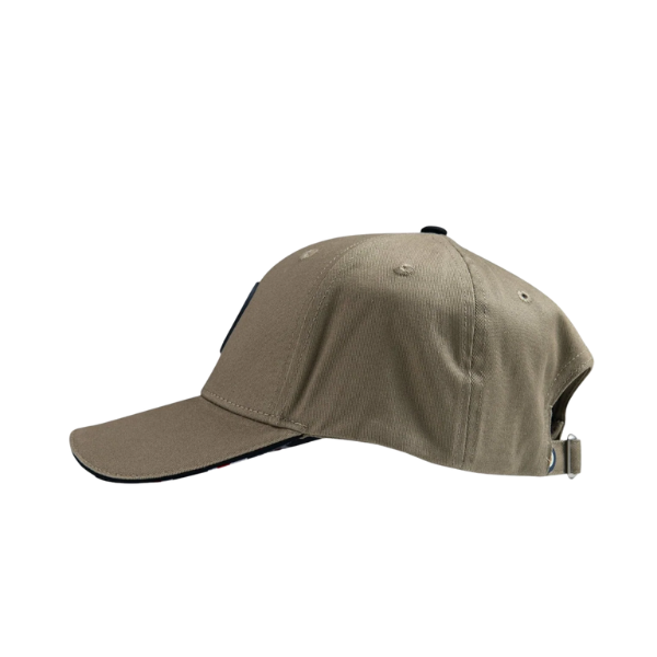 Side view of Adult Targy Peak Cap - Olive Night