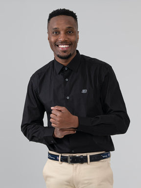 Ben Sherman B Ben Shirt in Black - Flat lay product image