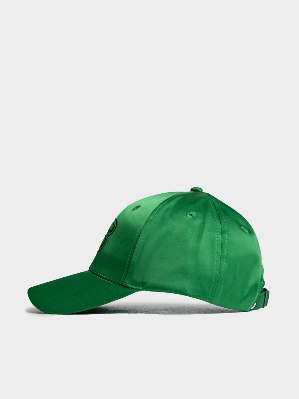 Ben Sherman B Bling Cap in Green - rear view showing structured crown, adjustable back strap and Ben Sherman embroidery detail