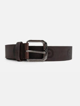 TARGET EMBOSS LEATHER BROWN
