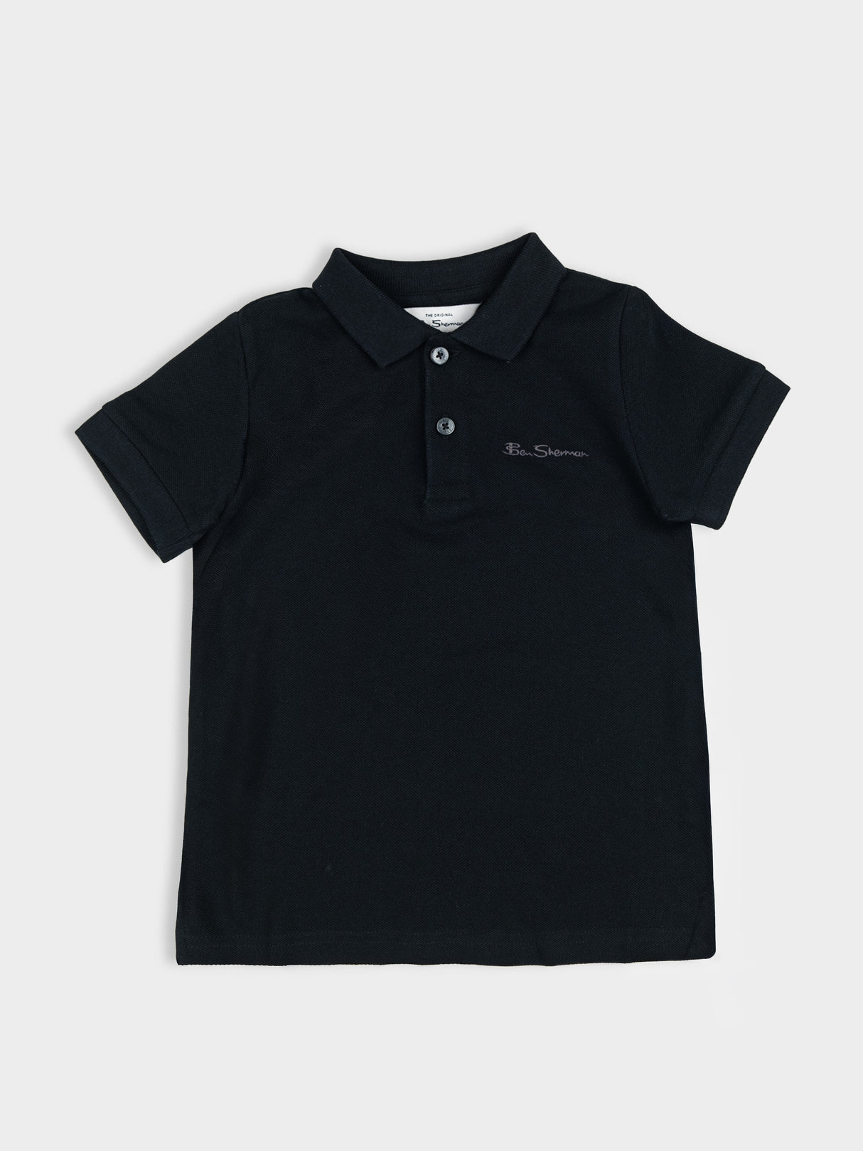 BOYS BEN POLO SS BLACK