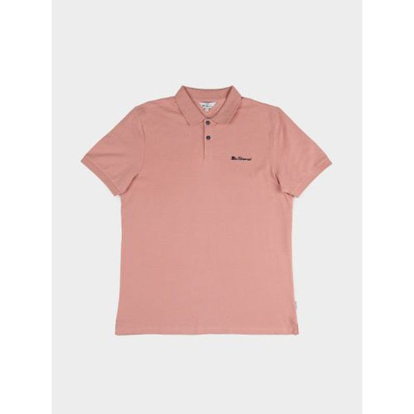 Terry Textured Polo - Light Pink