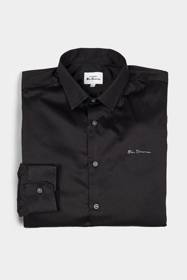 Ben Shirt (Slim Fit) - Black