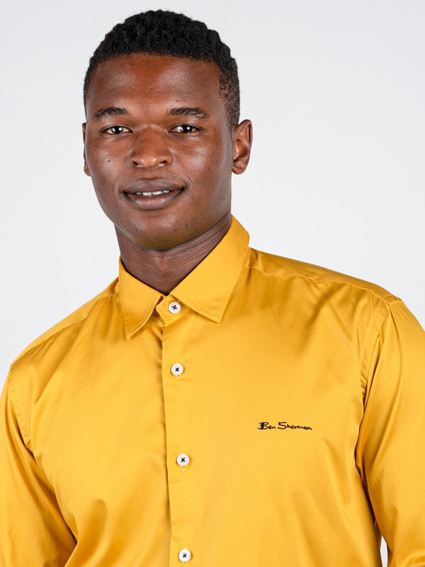 Ben Shirt (Slim Fit) - Gold