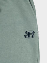 B Fleece Jog Shorts - Agave