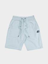 B Fleece Jog Shorts - Blue