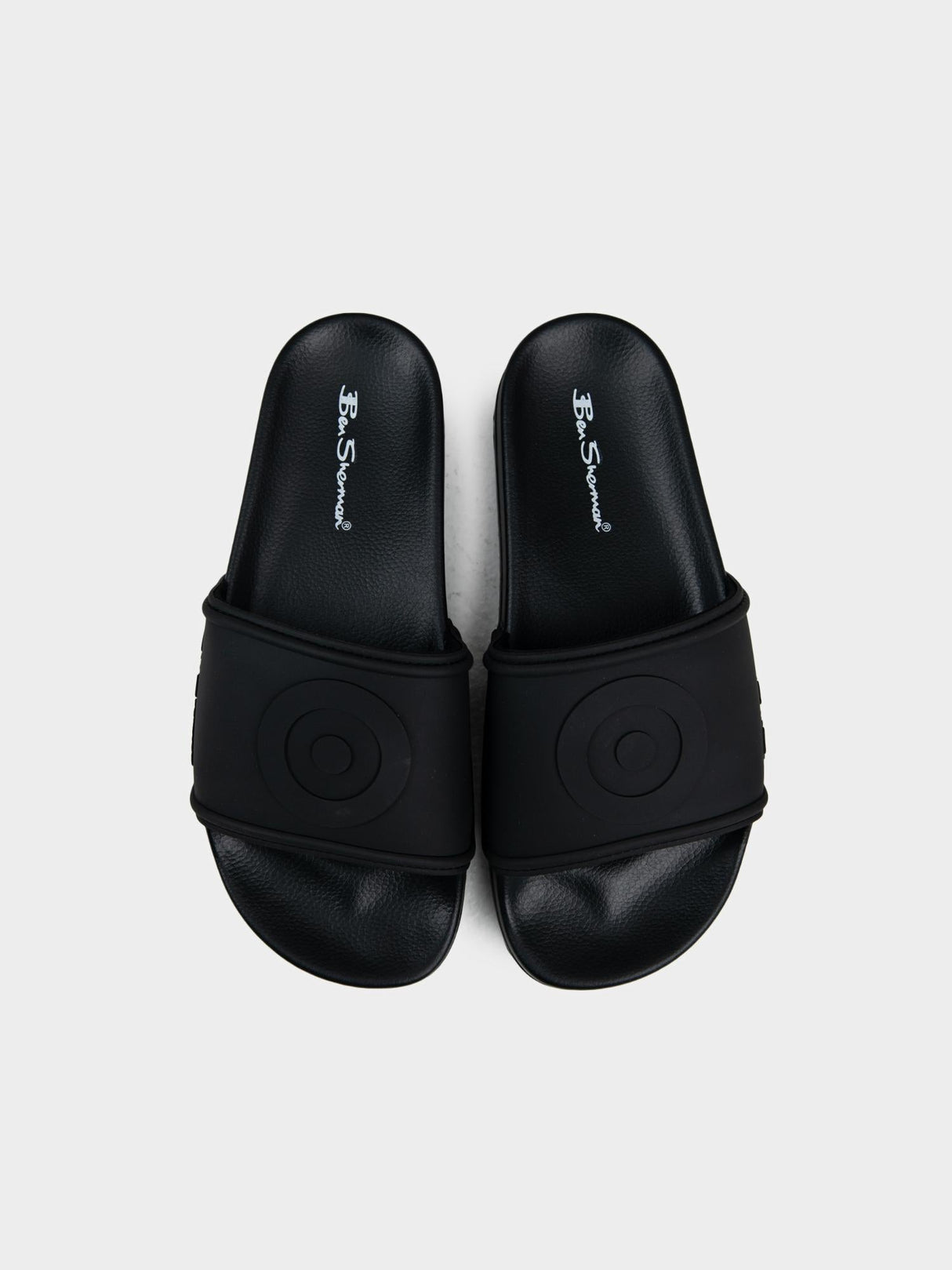 Target Embossed Slides - Black