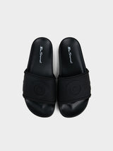 Target Embossed Slides - Black
