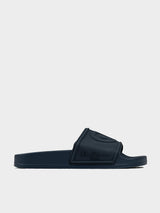 Target Embossed Slides - Navy