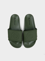 Target Embossed Slides - Olive