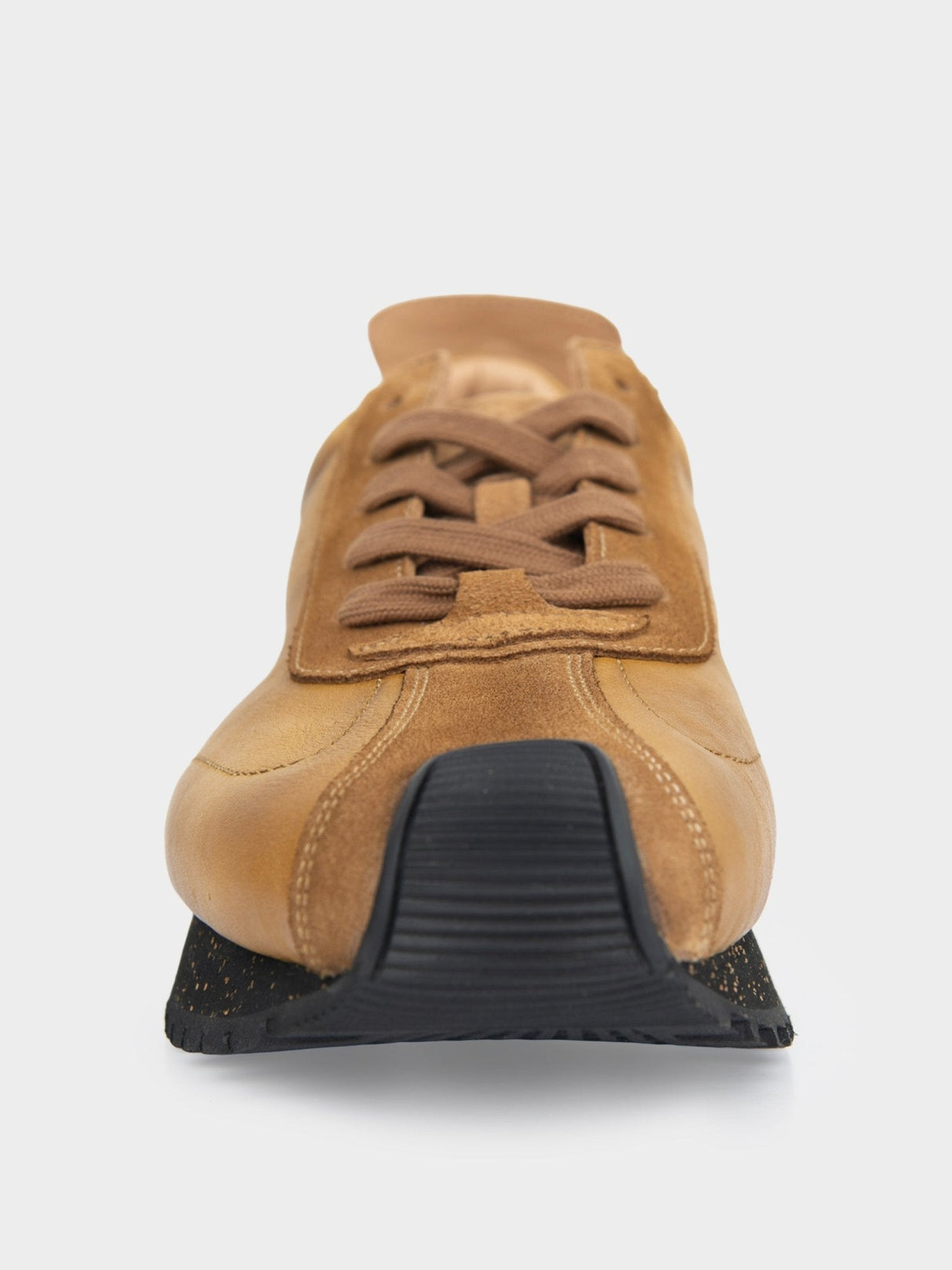 HENRY LEATHER SUEDE LACE UP - Mustard