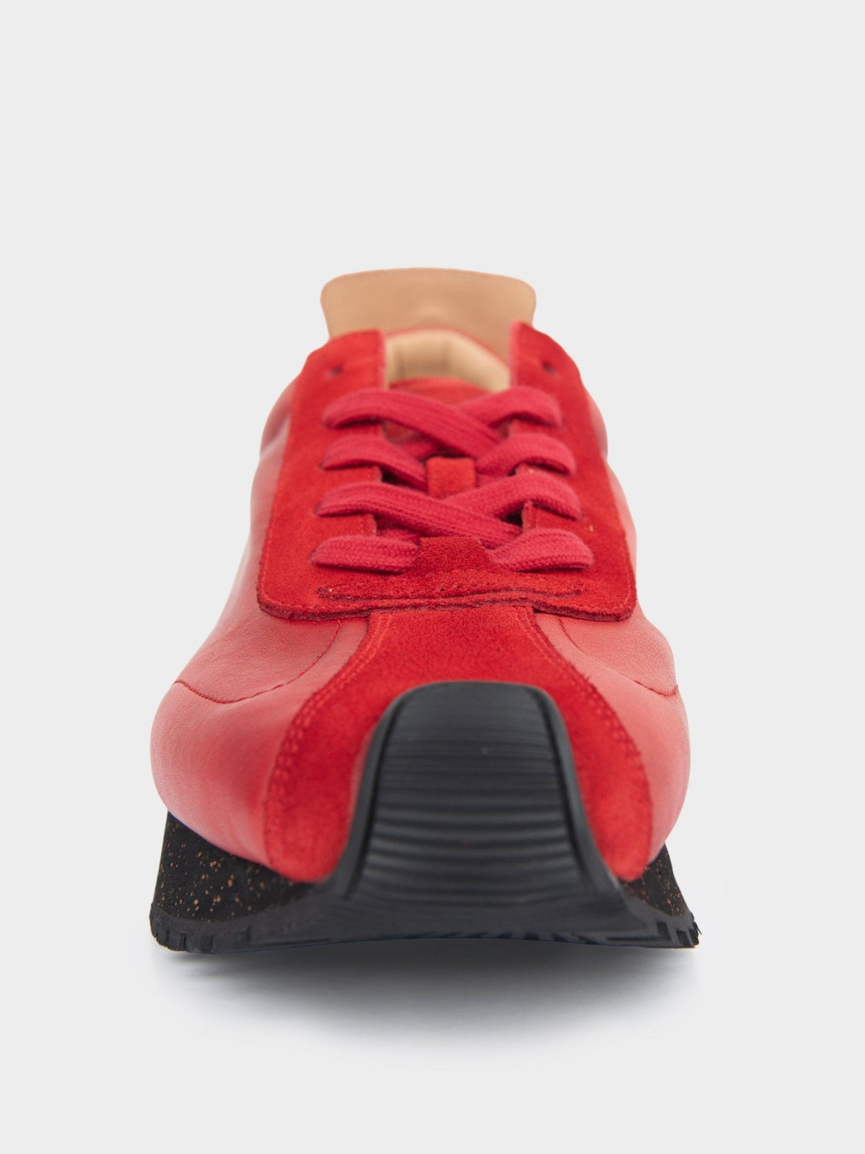 HENRY LEATHER SUEDE LACE UP - Red