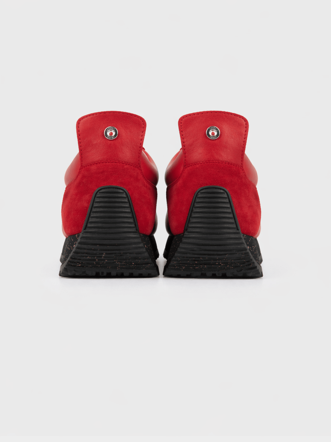 Henry Leather Suede Lace Up - Red - view 4
