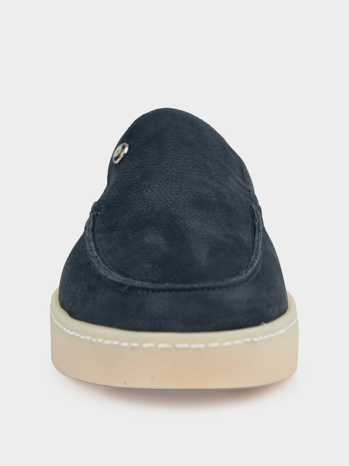 William Leather Slip On - Navy - view 4