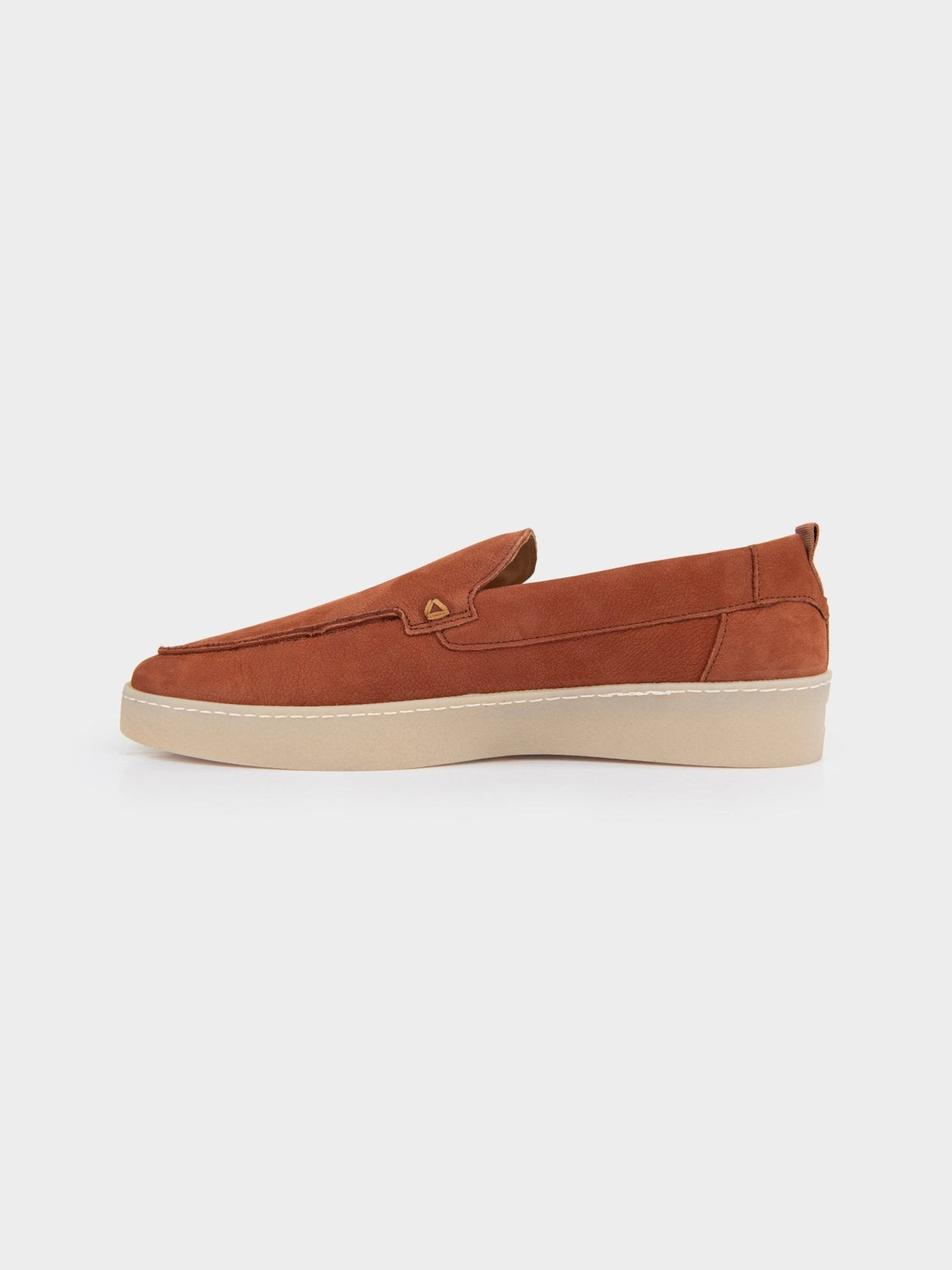 WILLIAM LEATHER SLIP ON - Rust