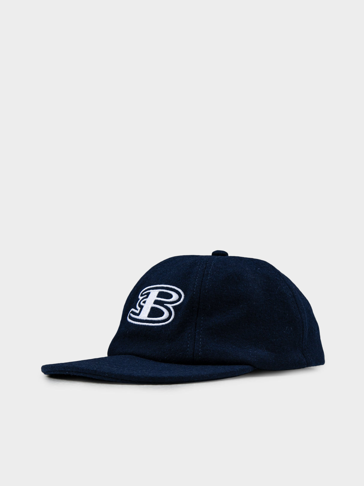Preppy Wool Blend Cap - Navy