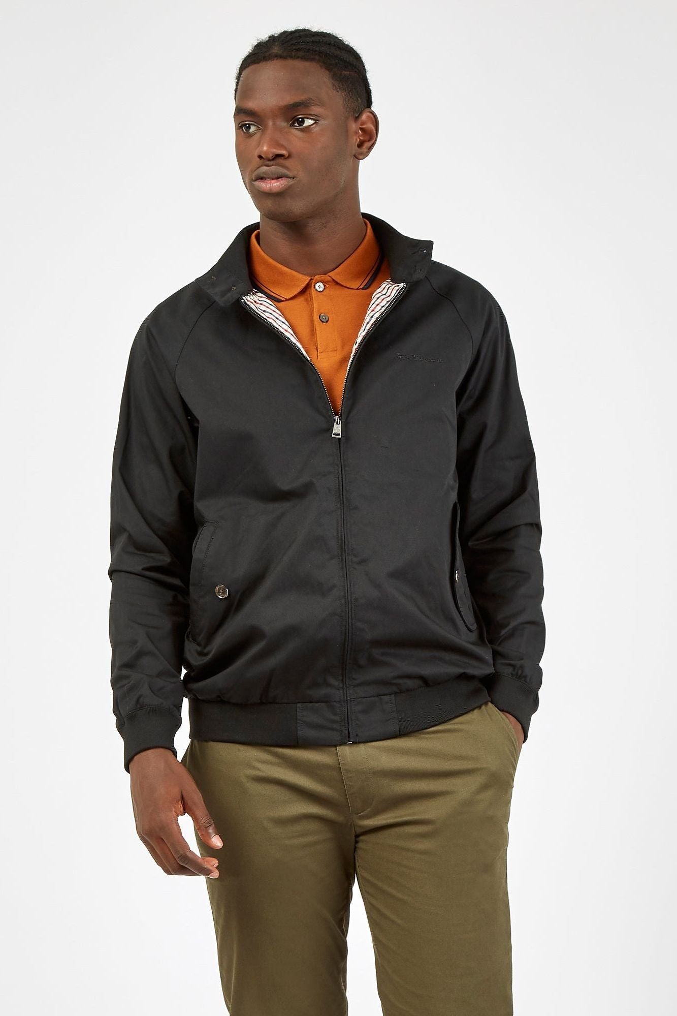 Ben Sherman Signature Harrington Jacket – Black | Partisan and Co